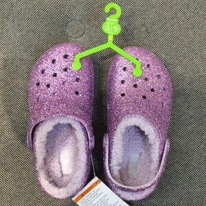 Fur Lined Crocs Multiple Sizes 
Kids